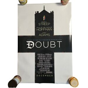 Doubt 2008 Original Movie Poster 27x40 Meryl Streep Philip Seymour Hoffman D/S